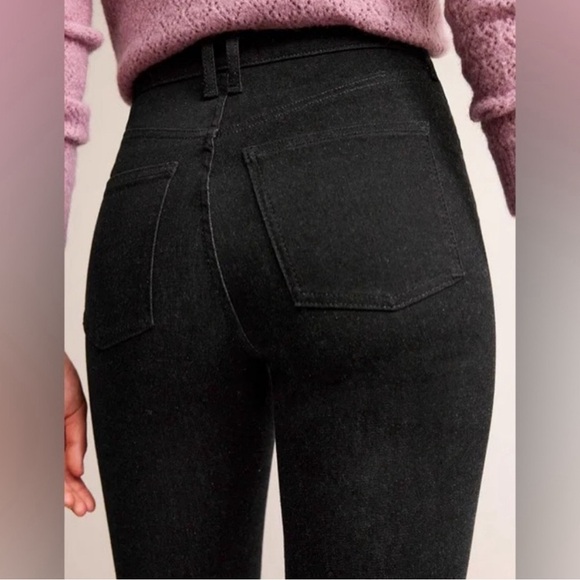 Boden Black High Rise Flare Jeans- 14 - Picture 3 of 9